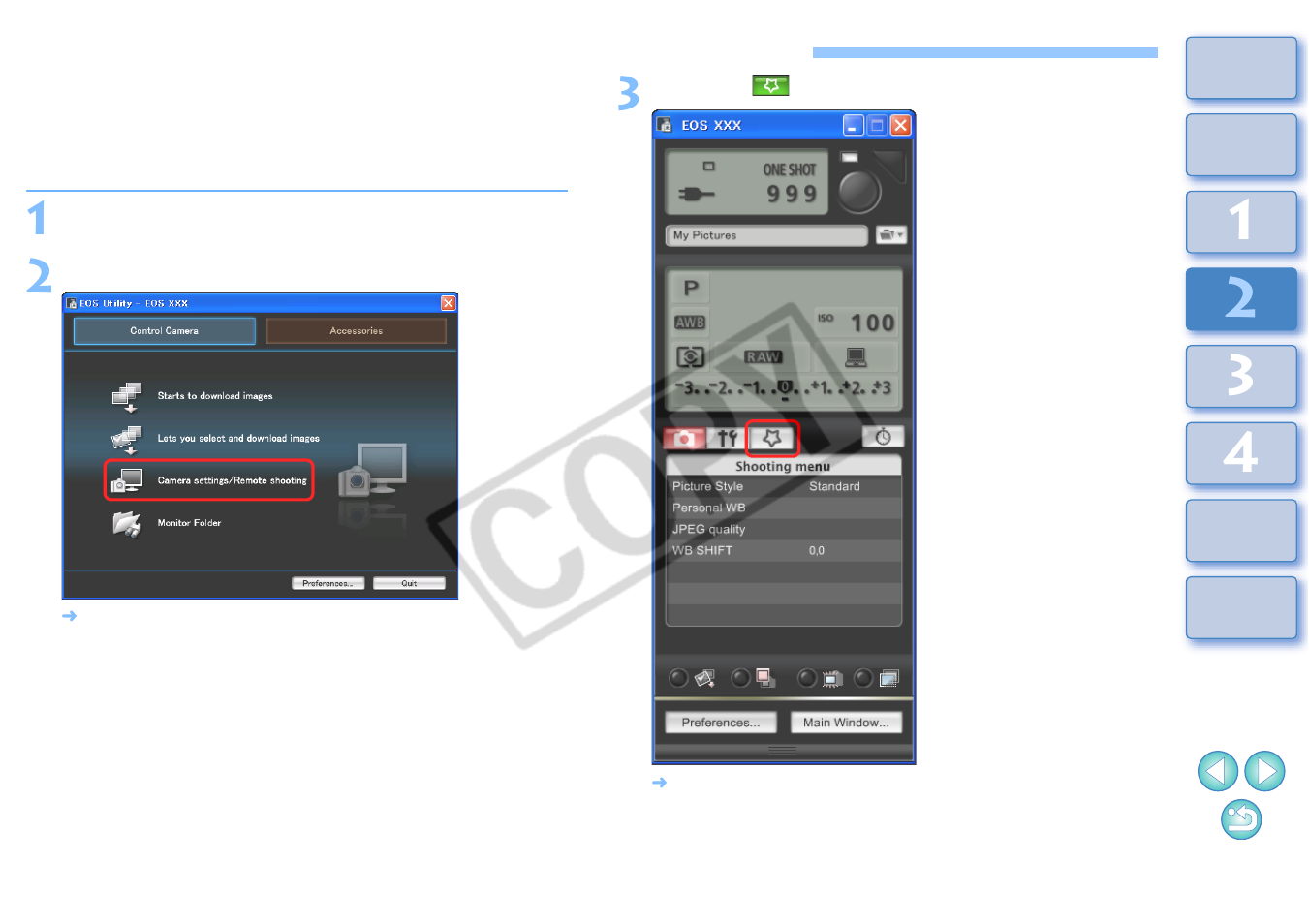 Setting my menu and registering to the camera, P.21 | Canon 2.2 User Manual | Page 22 / 54