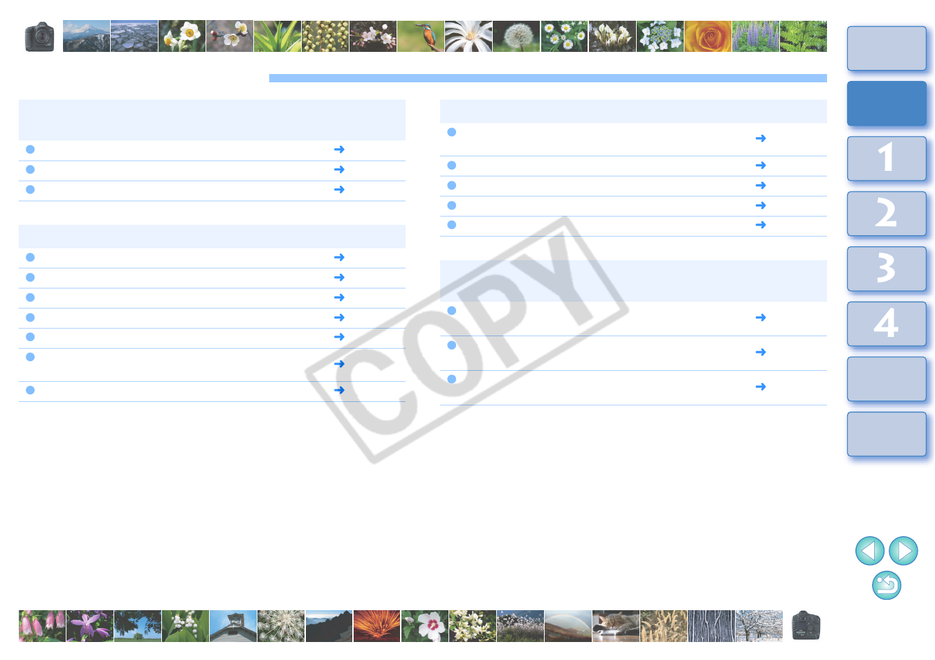 Contents at a glance, Contents at, A glance | Canon 2.2 User Manual | Page 4 / 54