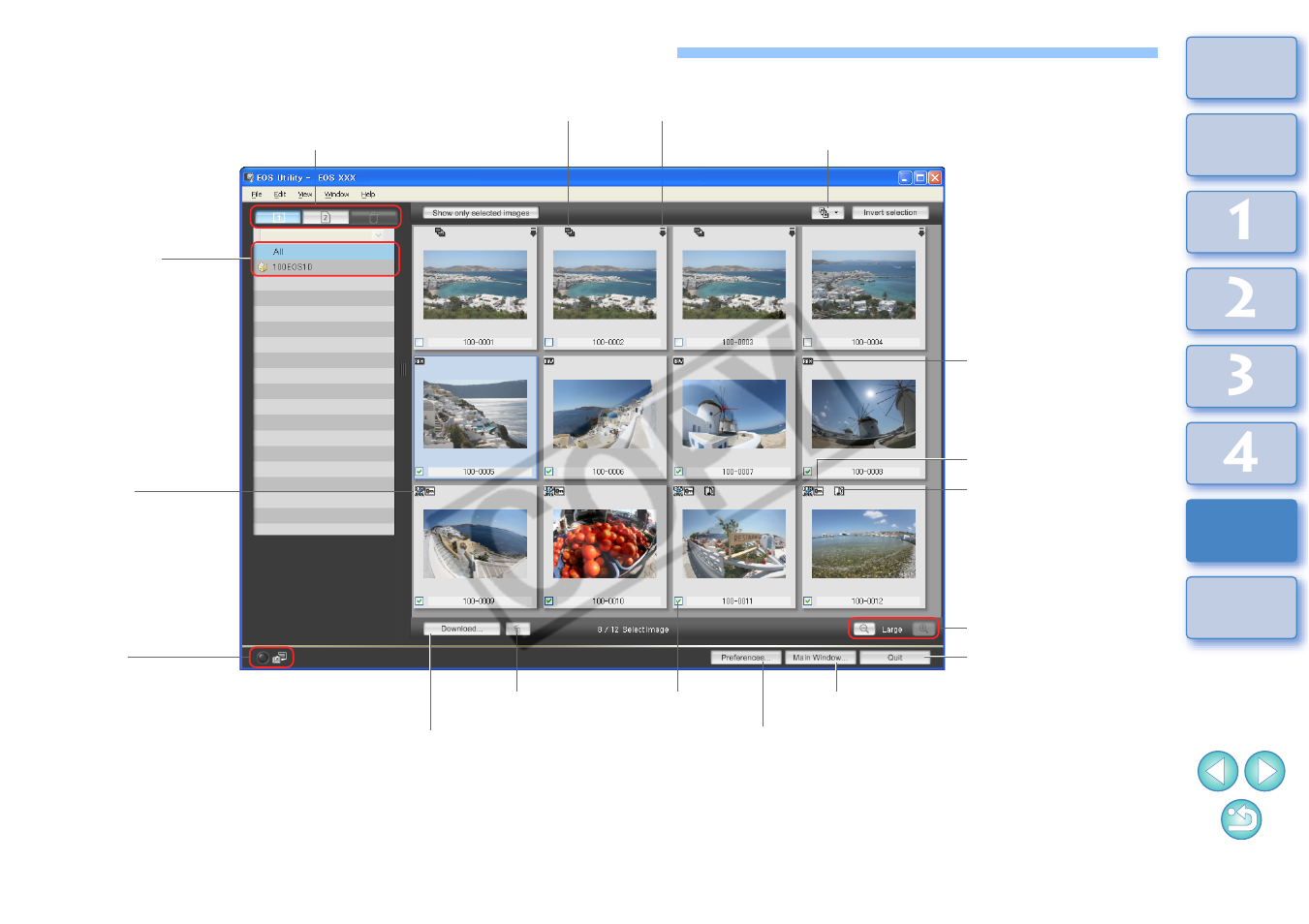 List of viewer window functions, P.46 | Canon 2.2 User Manual | Page 47 / 54