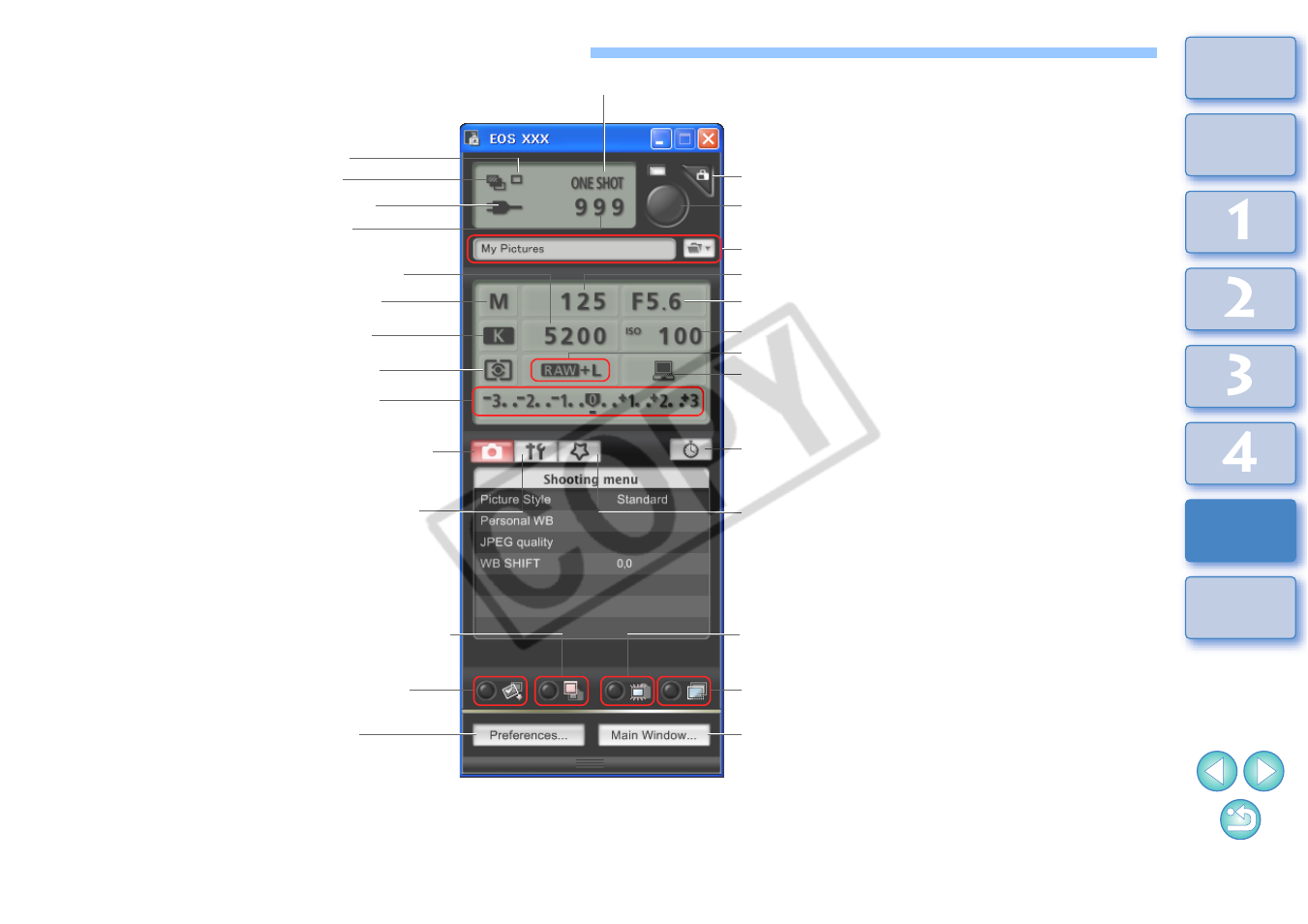 List of capture window functions, P.48, P.48) | Canon 2.2 User Manual | Page 49 / 54