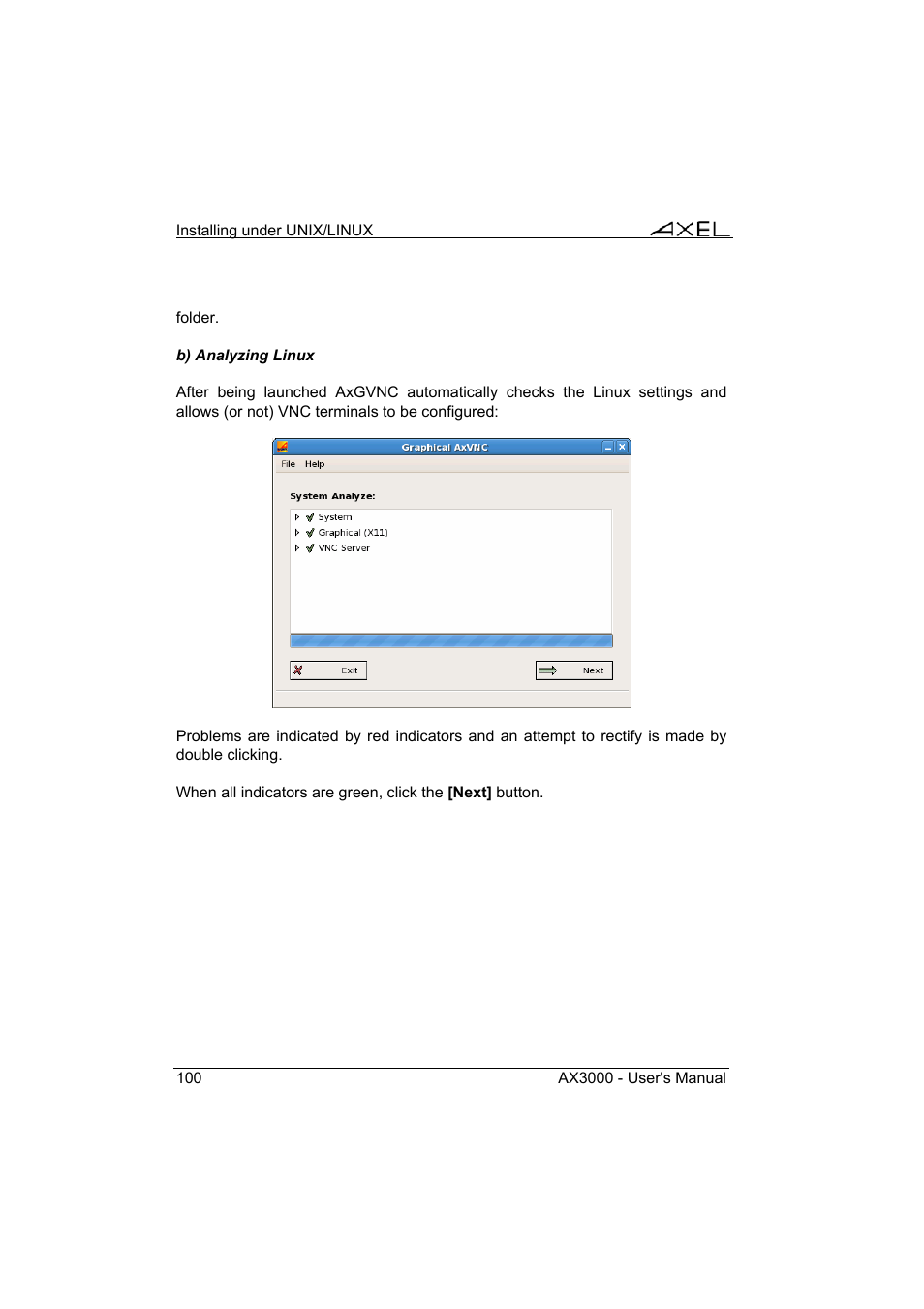 Axel AX3000 65 User's Manual - firmware 0632 User Manual | Page 114 / 298