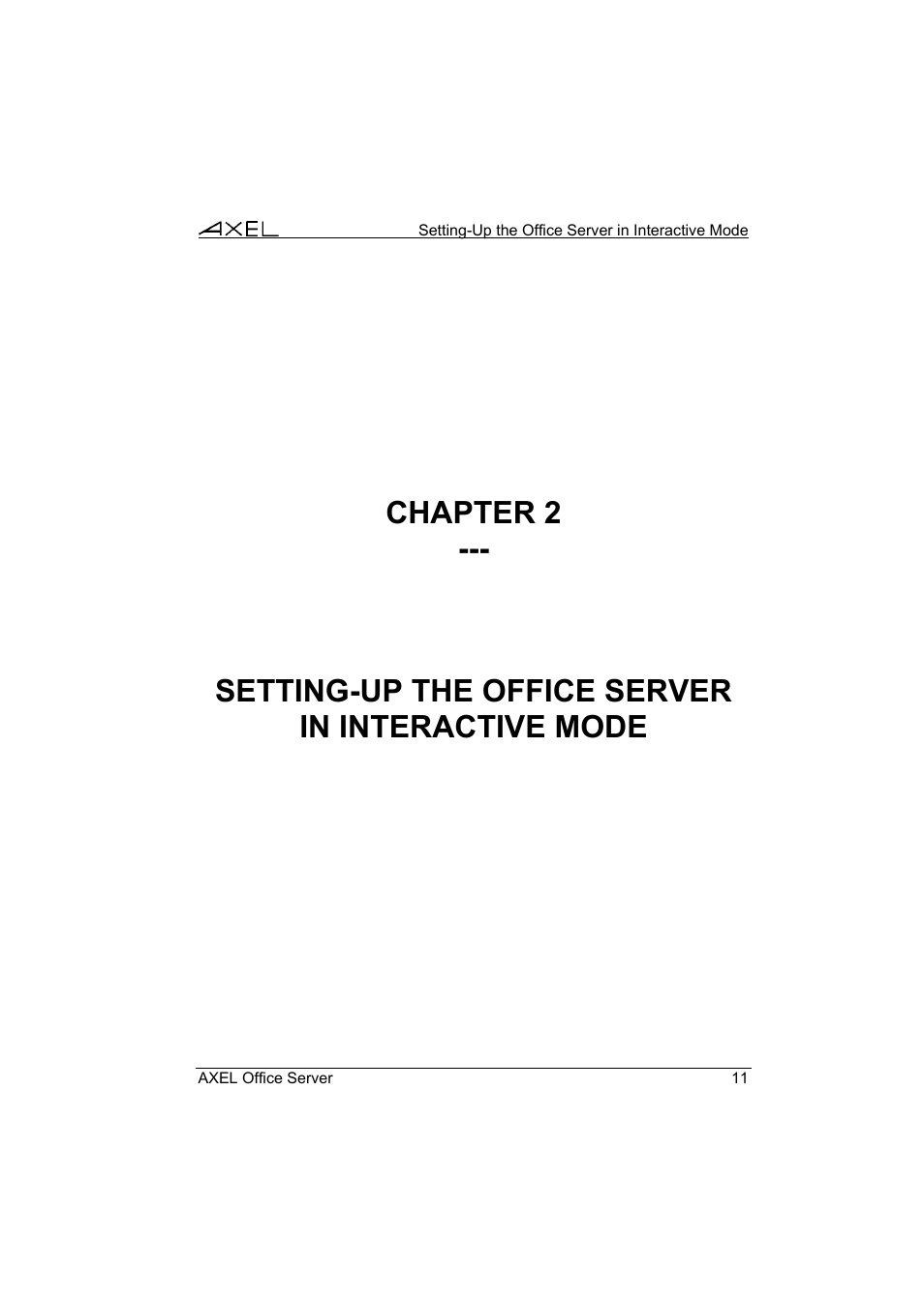 Axel AX4000 User's Manual User Manual | Page 17 / 102