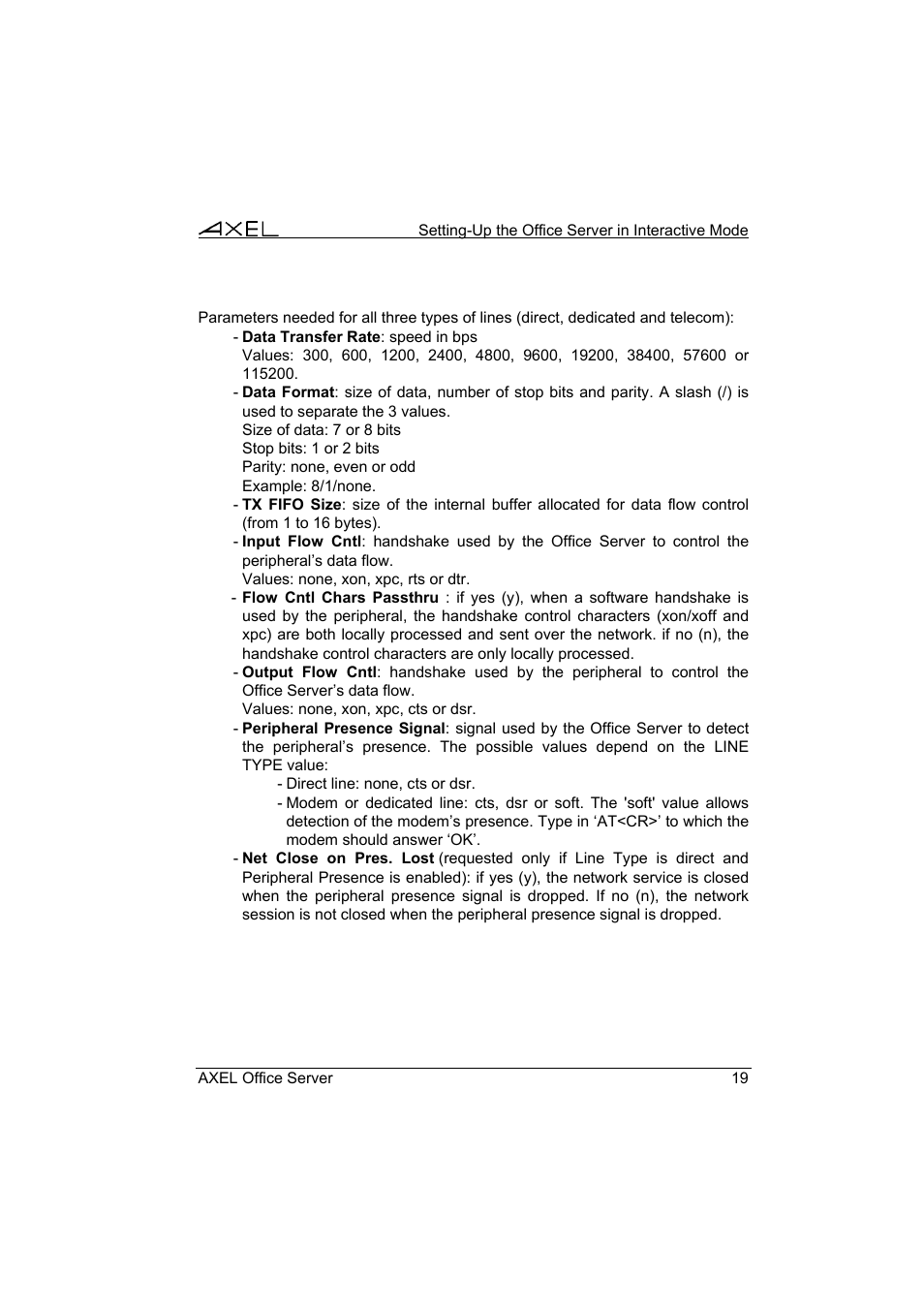 Axel AX4000 User's Manual User Manual | Page 25 / 102