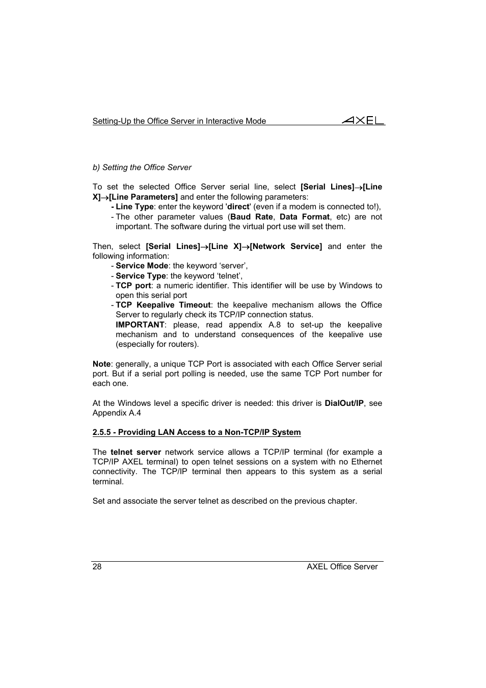 Axel AX4000 User's Manual User Manual | Page 34 / 102