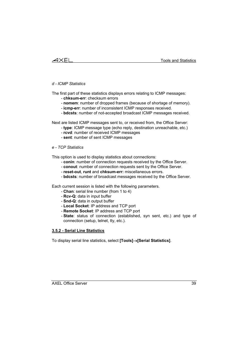 Axel AX4000 User's Manual User Manual | Page 45 / 102