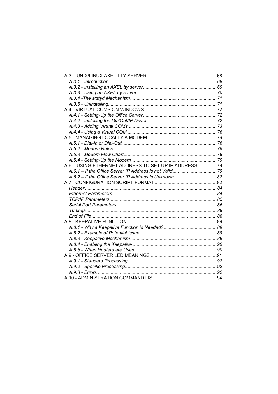 Axel AX4000 User's Manual User Manual | Page 5 / 102