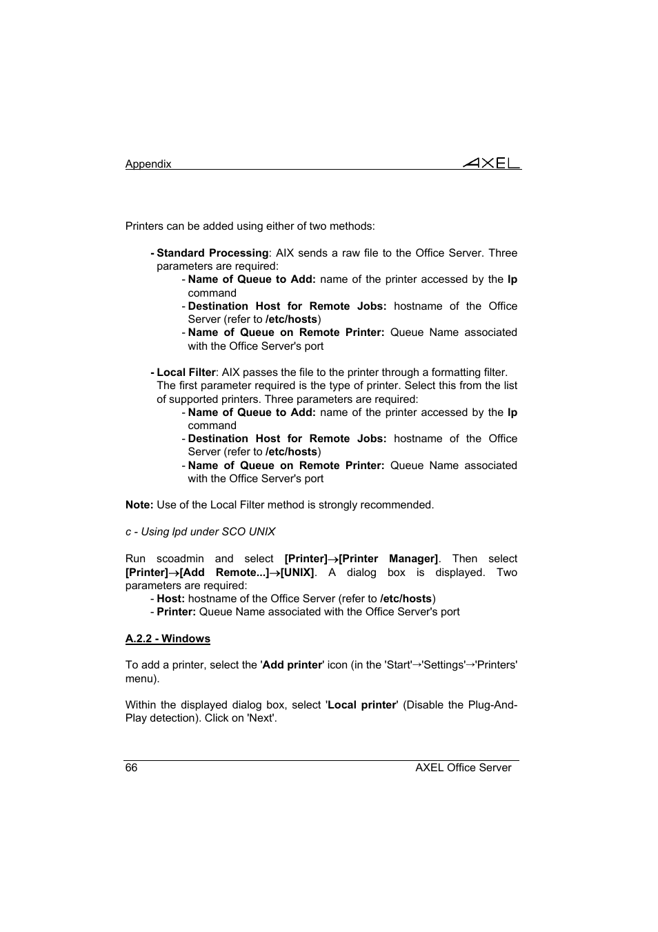 Axel AX4000 User's Manual User Manual | Page 72 / 102
