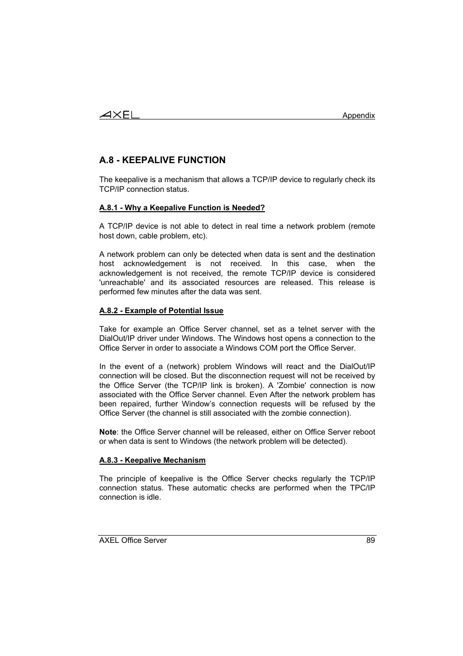 Axel AX4000 User's Manual User Manual | Page 95 / 102