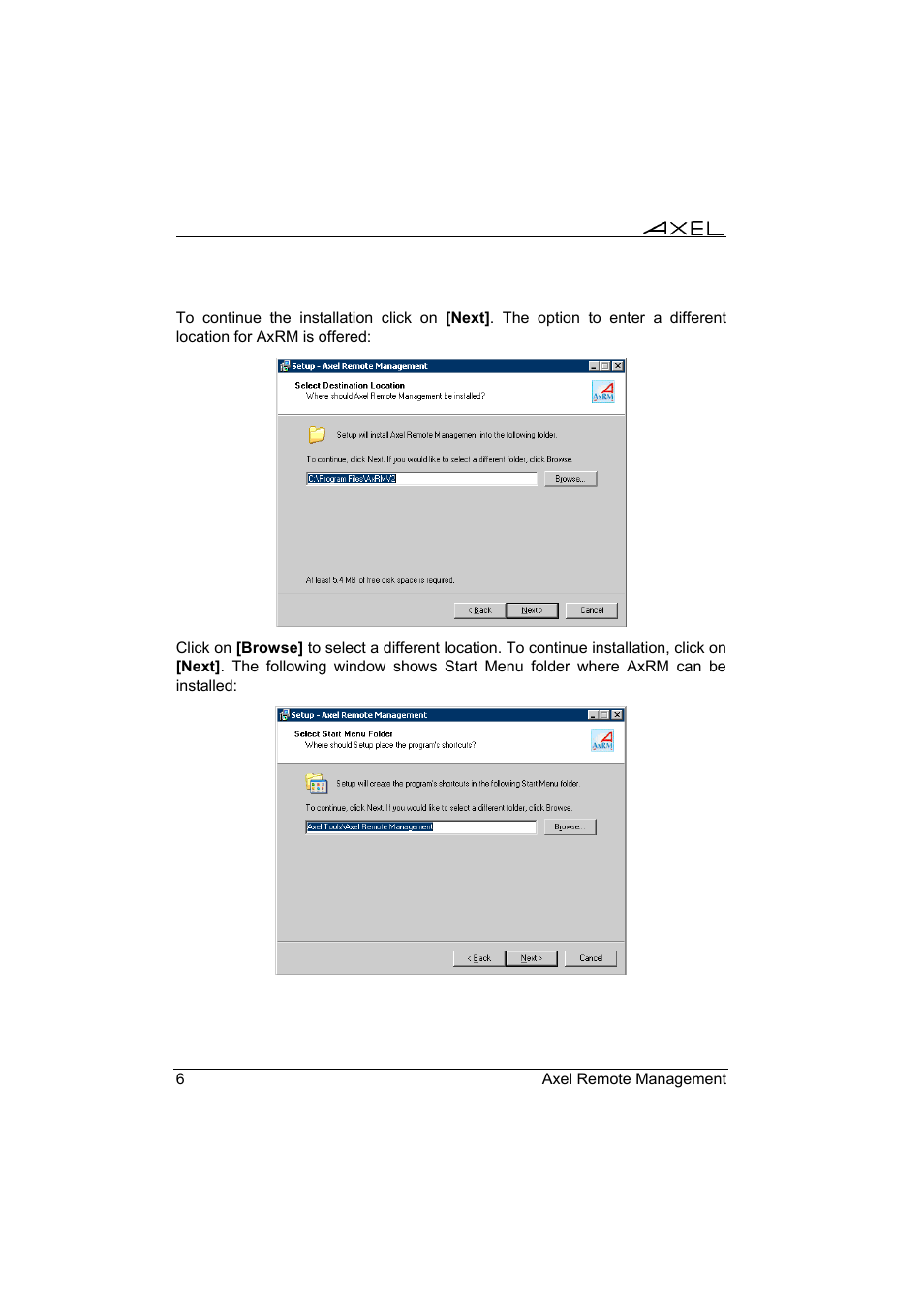 Axel Remote Management V2 User Manual | Page 12 / 95