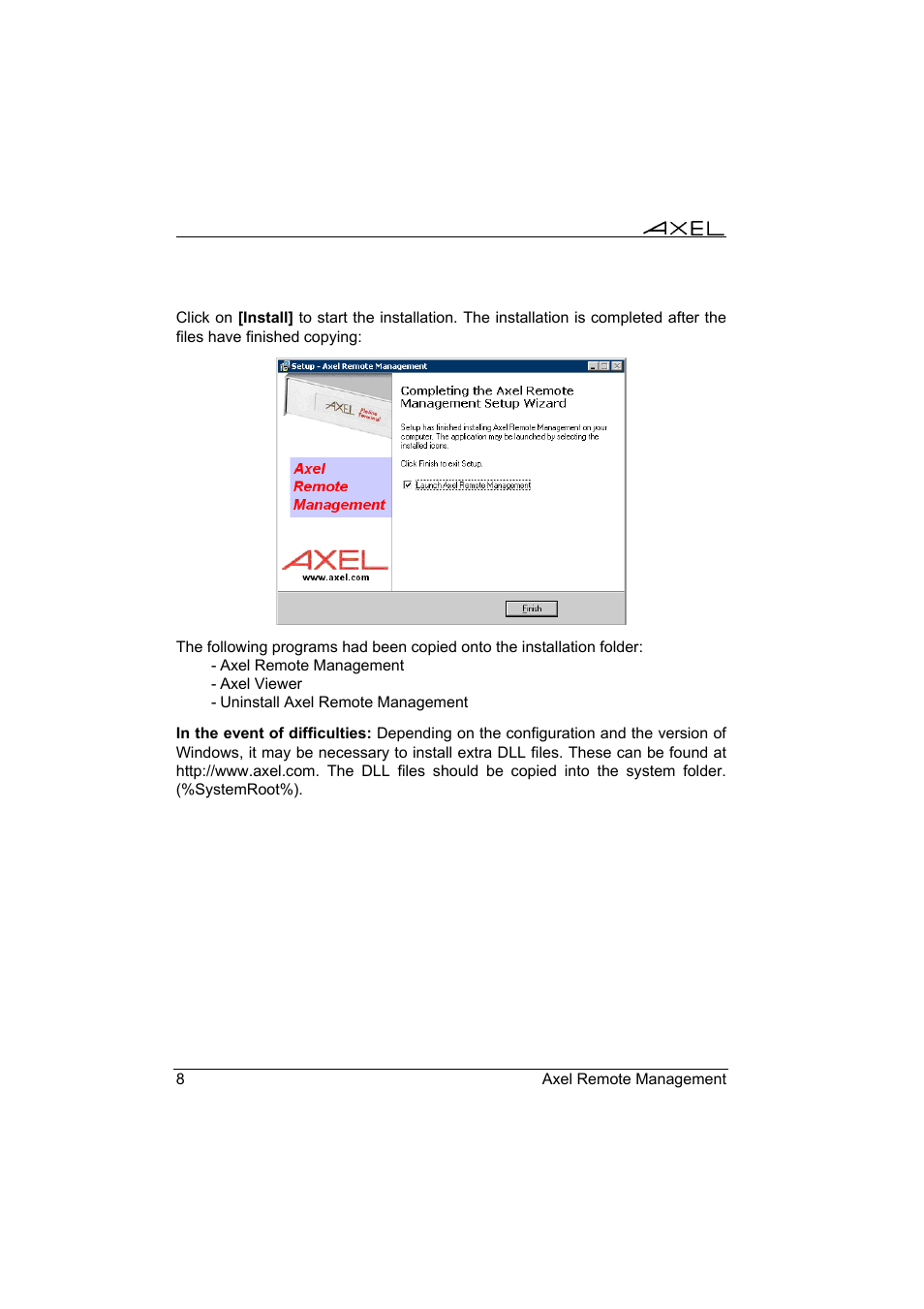 Axel Remote Management V2 User Manual | Page 14 / 95