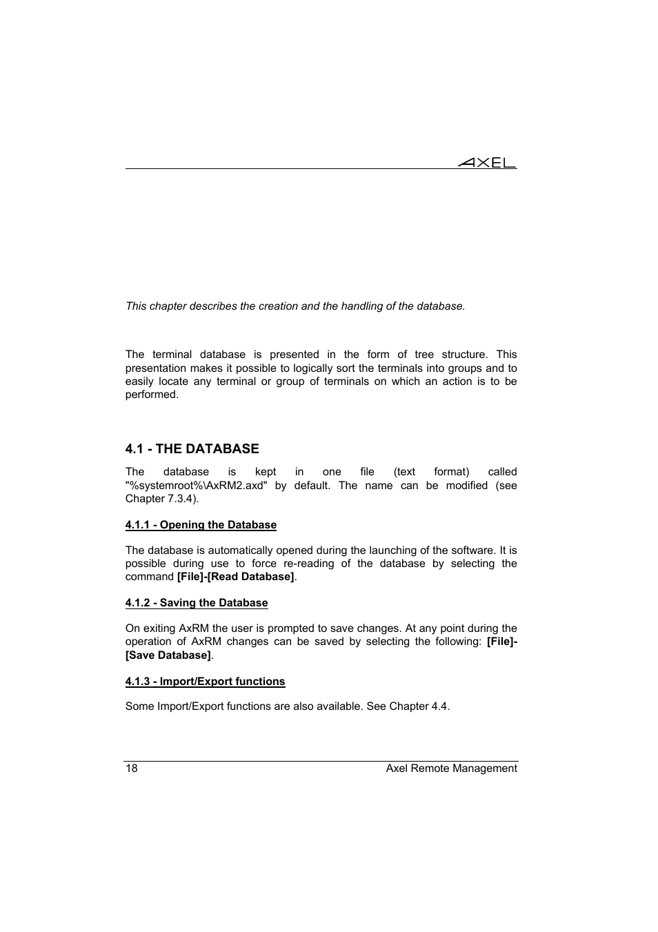Axel Remote Management V2 User Manual | Page 24 / 95