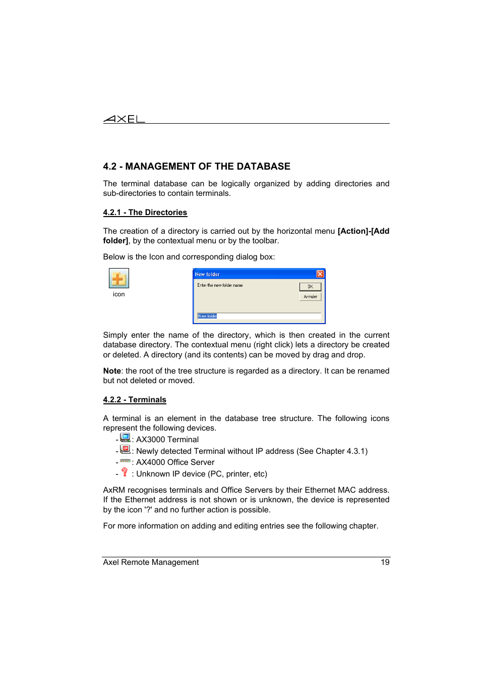Axel Remote Management V2 User Manual | Page 25 / 95