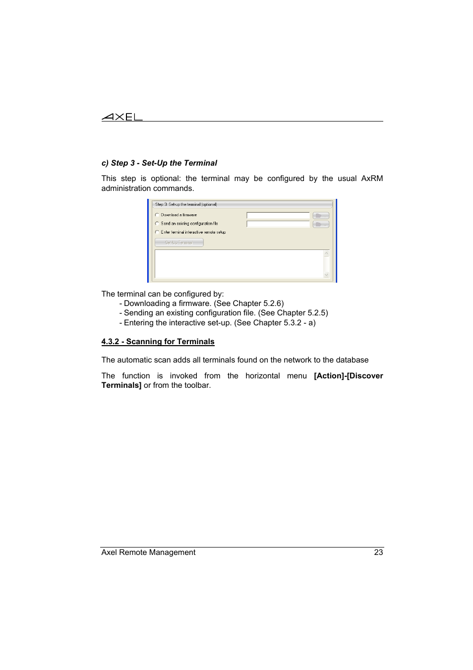 Axel Remote Management V2 User Manual | Page 29 / 95