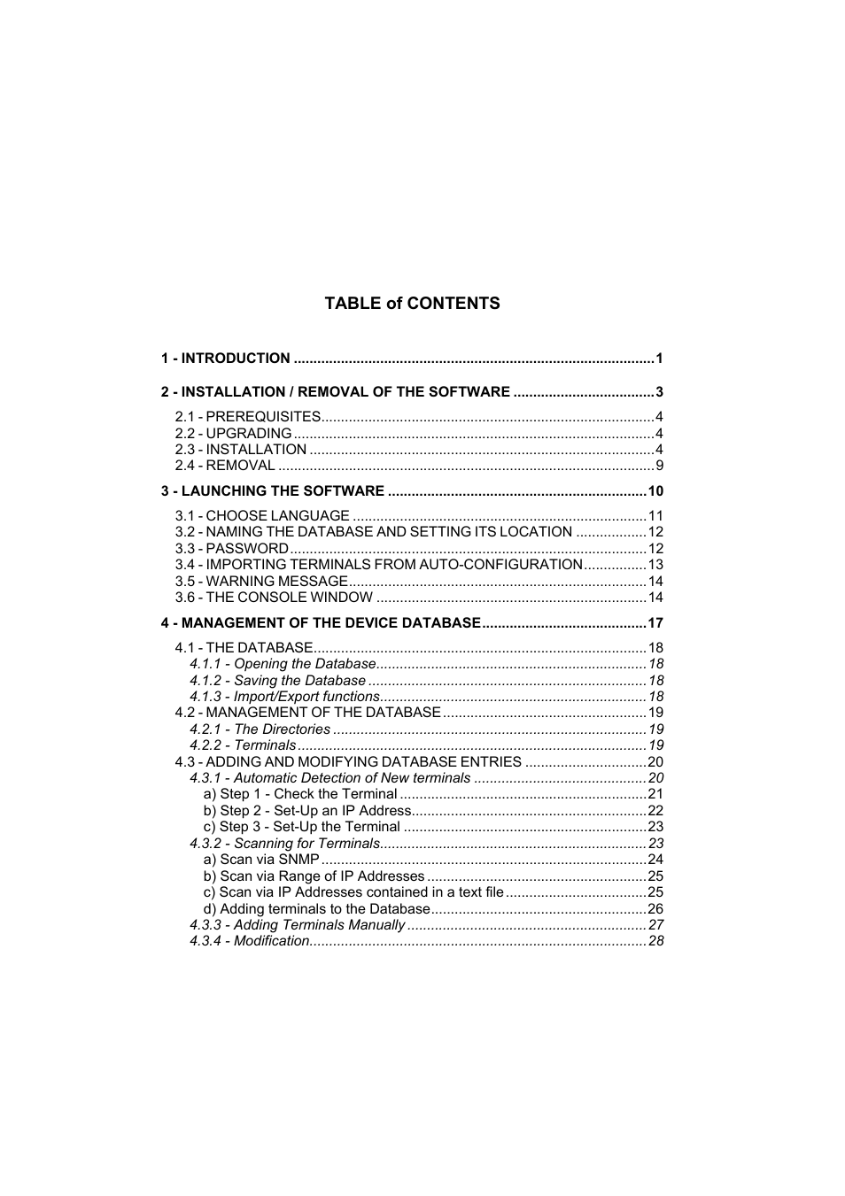 Axel Remote Management V2 User Manual | Page 4 / 95
