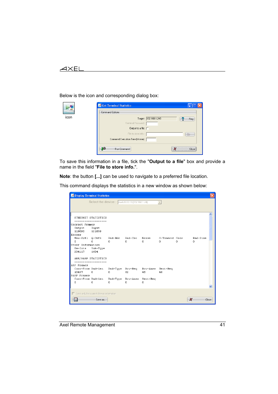 Axel Remote Management V2 User Manual | Page 47 / 95