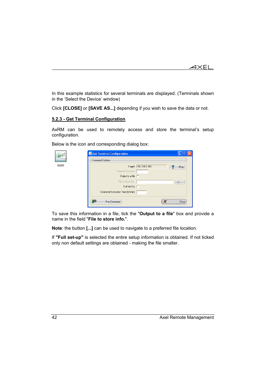 Axel Remote Management V2 User Manual | Page 48 / 95