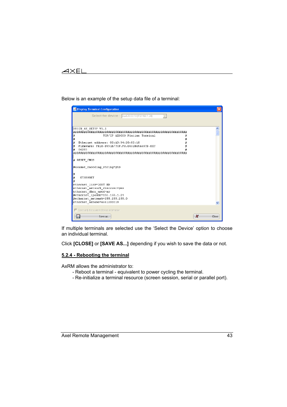 Axel Remote Management V2 User Manual | Page 49 / 95