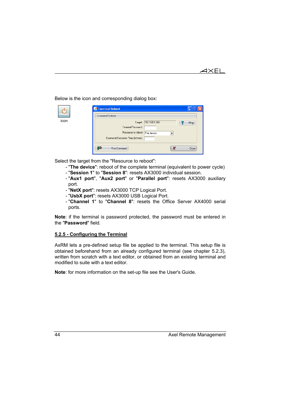 Axel Remote Management V2 User Manual | Page 50 / 95