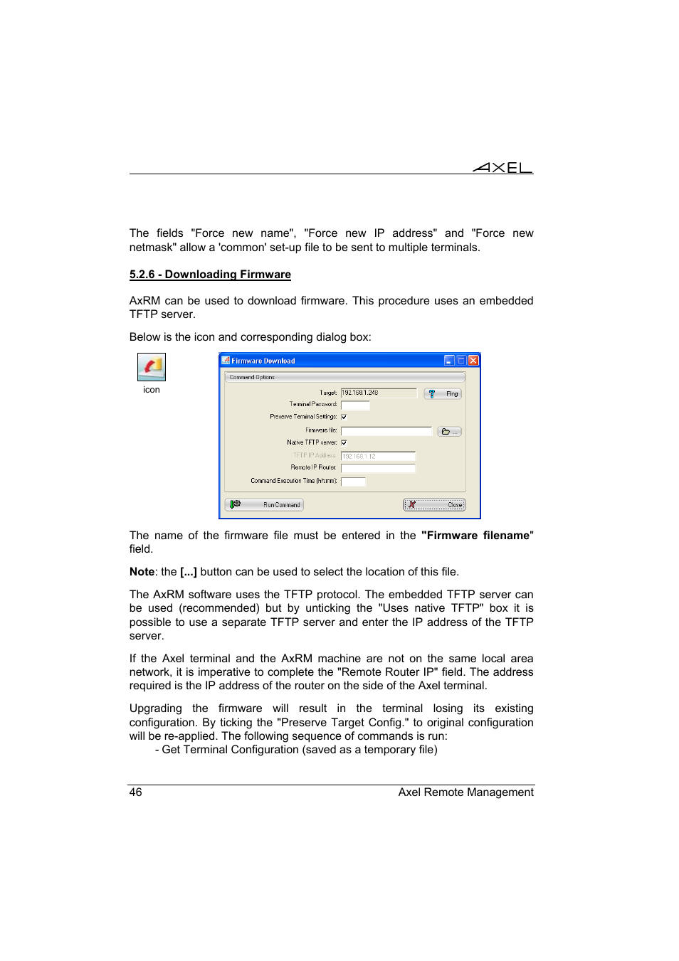 Axel Remote Management V2 User Manual | Page 52 / 95