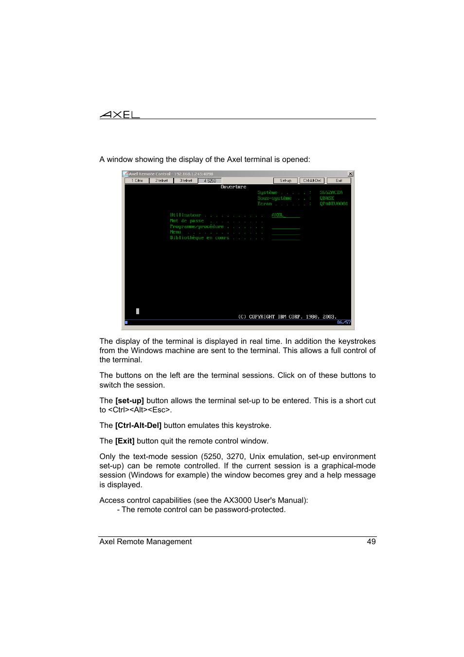 Axel Remote Management V2 User Manual | Page 55 / 95