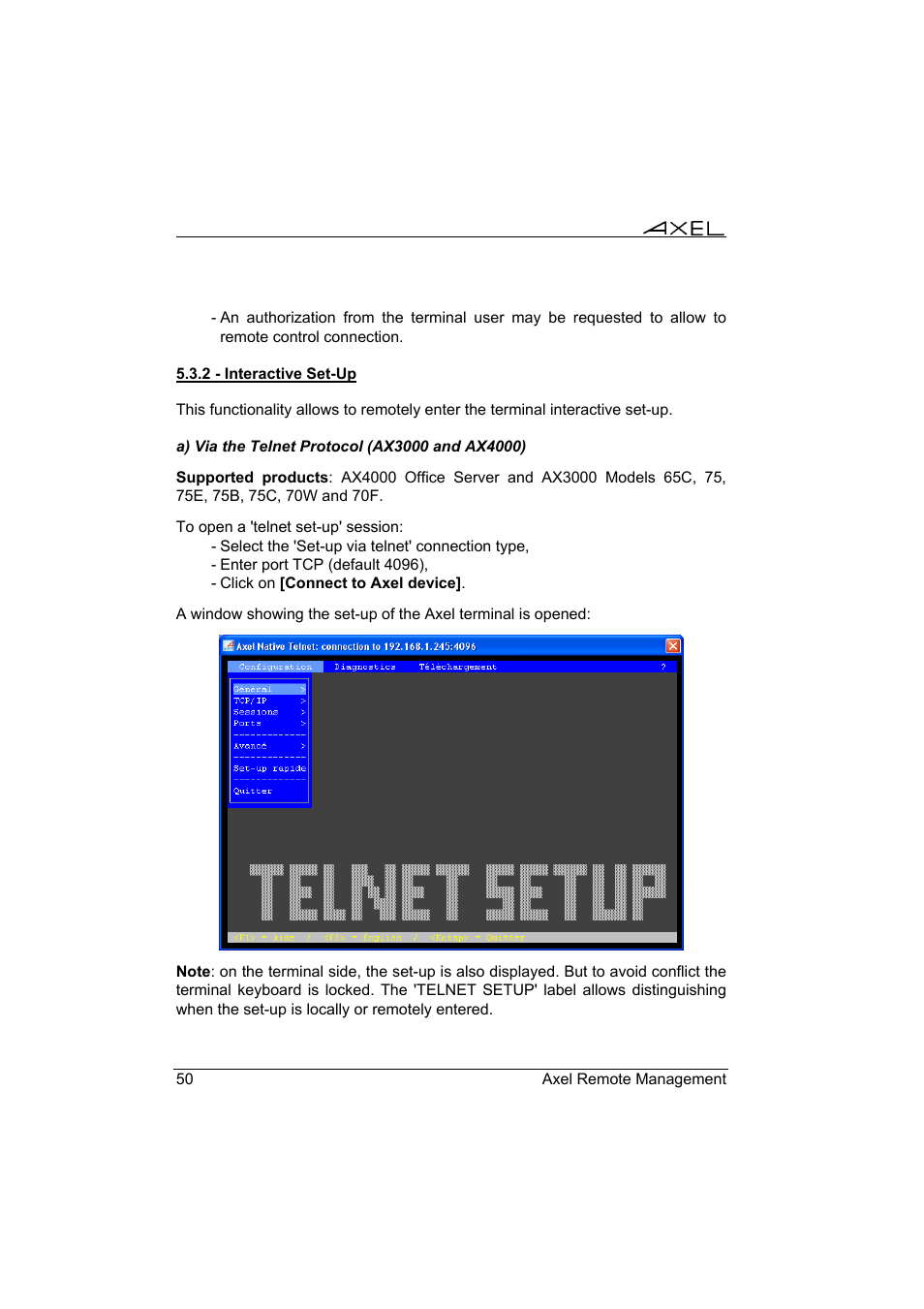 Axel Remote Management V2 User Manual | Page 56 / 95