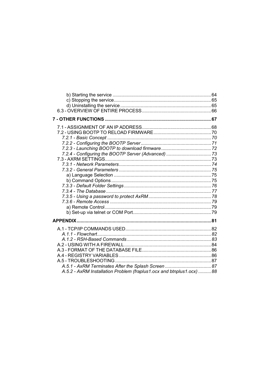 Axel Remote Management V2 User Manual | Page 6 / 95