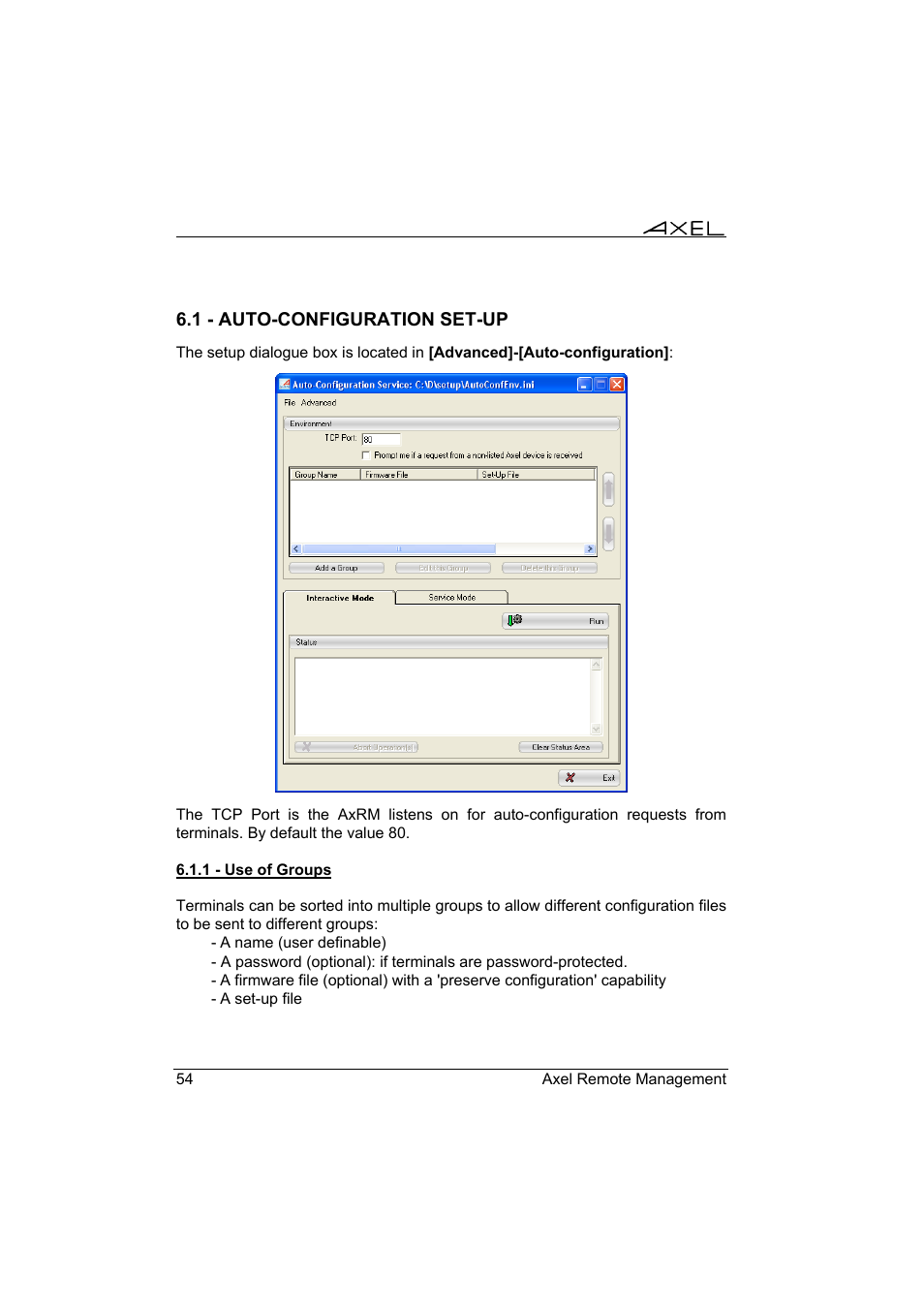Axel Remote Management V2 User Manual | Page 60 / 95