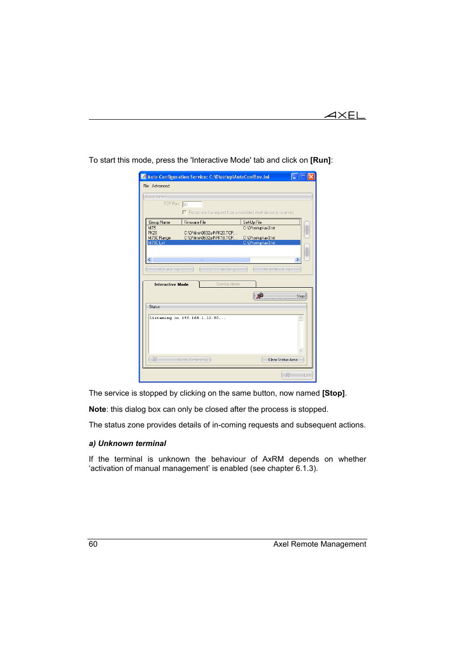 Axel Remote Management V2 User Manual | Page 66 / 95