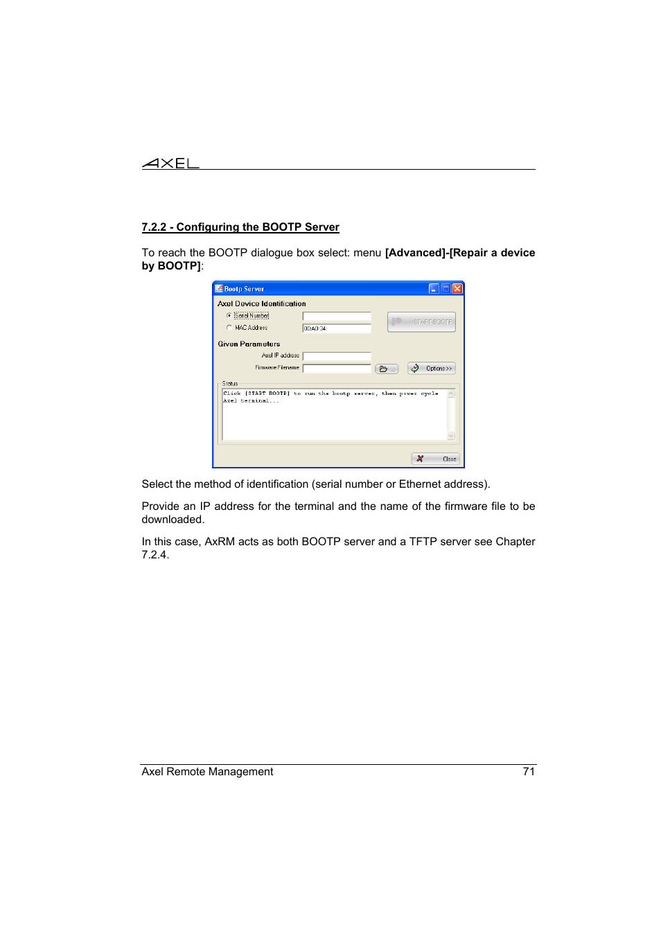 Axel Remote Management V2 User Manual | Page 77 / 95