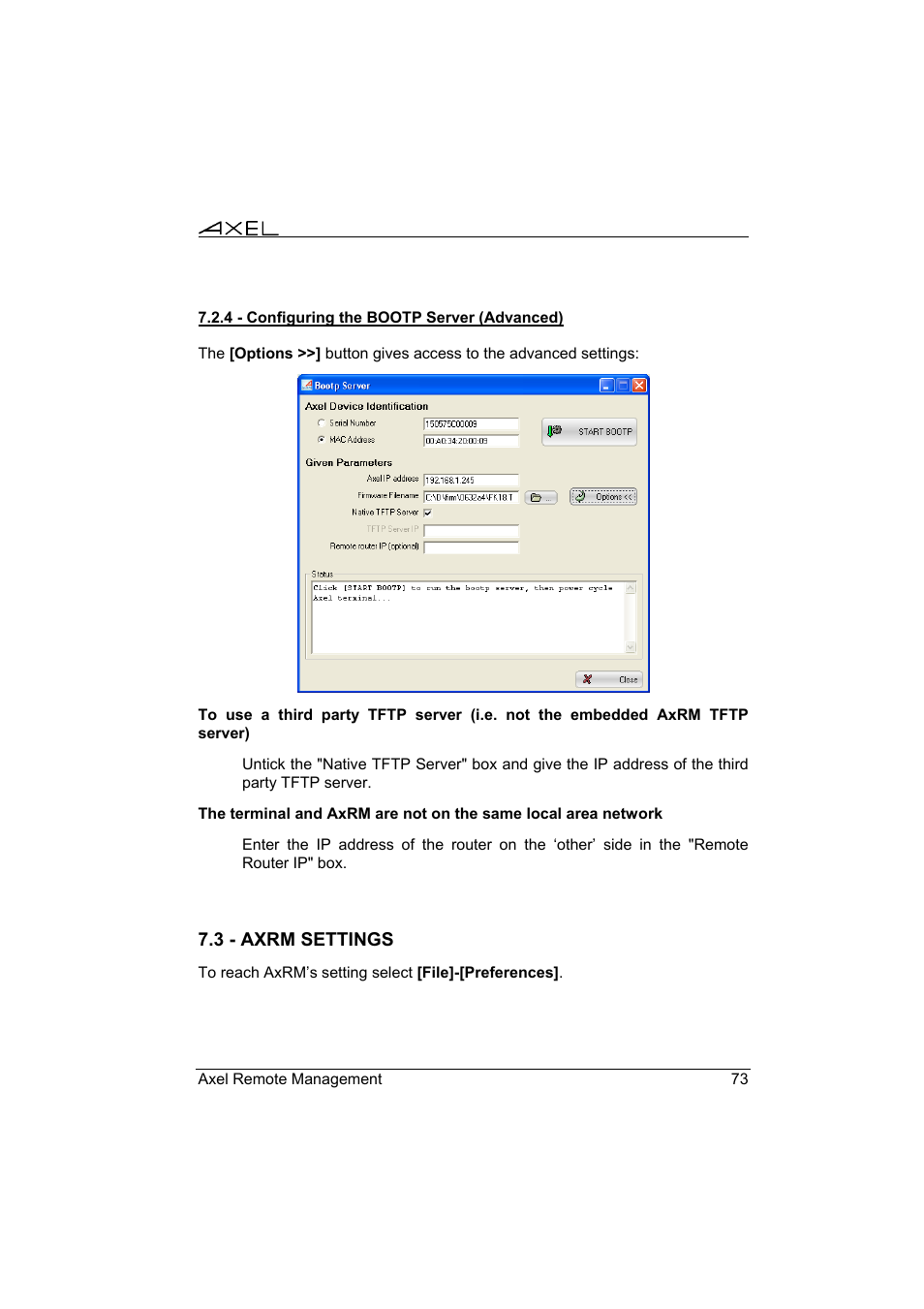 Axel Remote Management V2 User Manual | Page 79 / 95