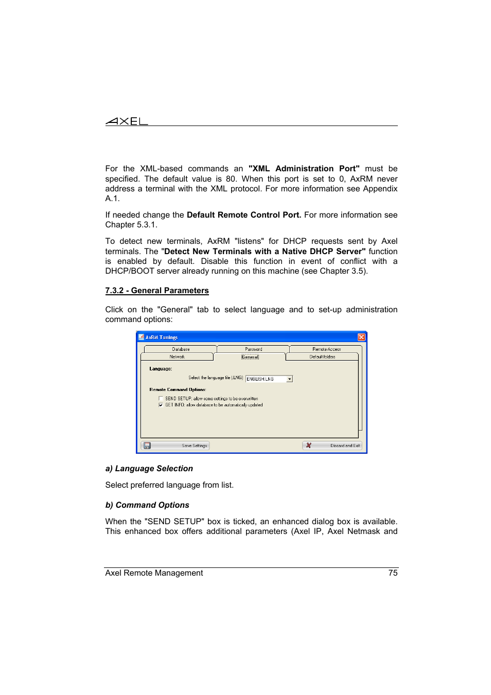 Axel Remote Management V2 User Manual | Page 81 / 95