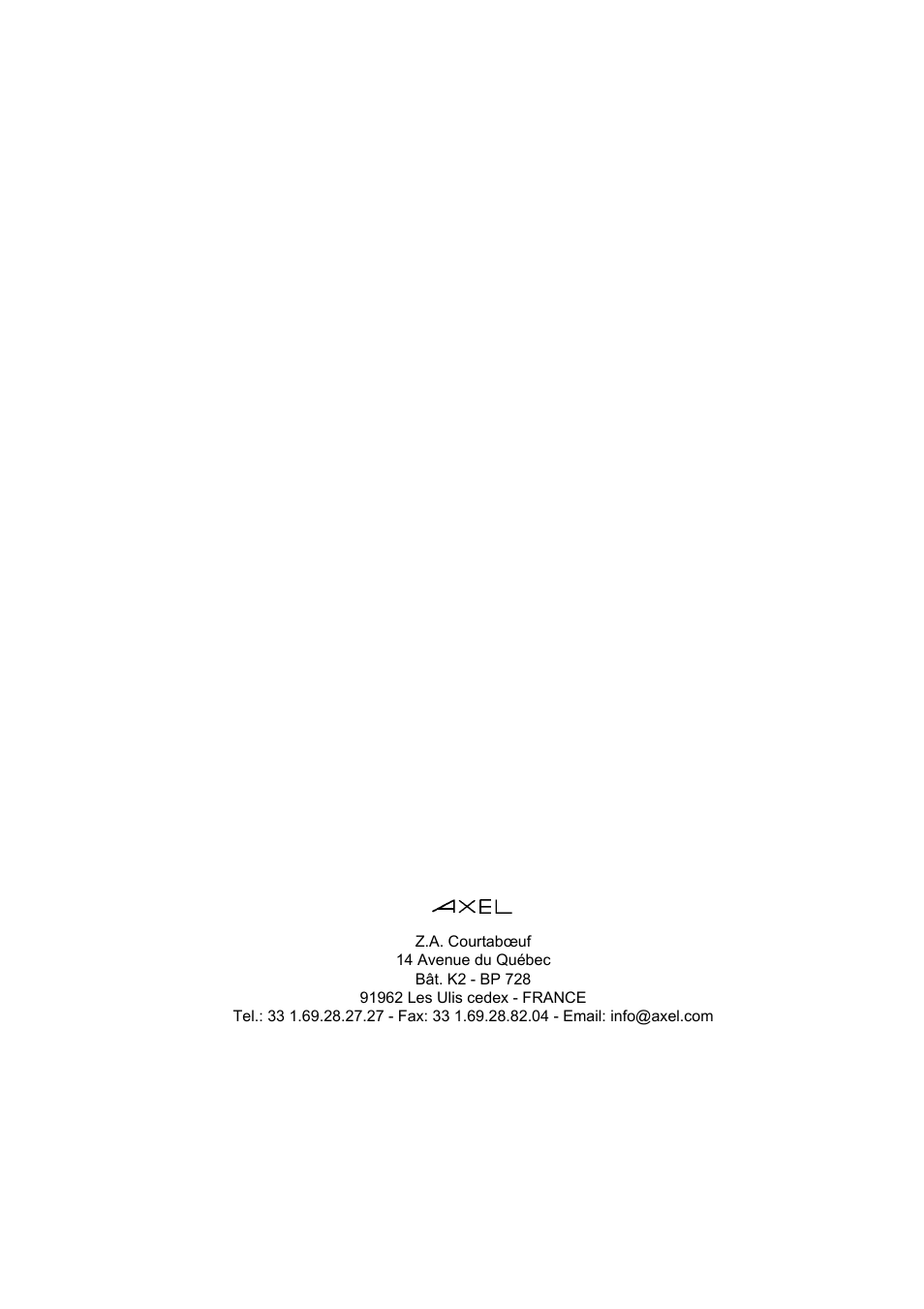 Axel Remote Management V2 User Manual | Page 95 / 95
