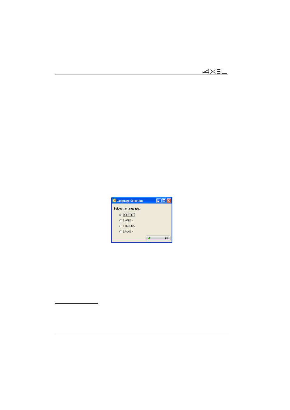 1 - choosing language, 2 - accessing the configurator, 1 - initial setup | Choosing, Language, Accessing, Configurator | Axel Menu User Manual | Page 16 / 33