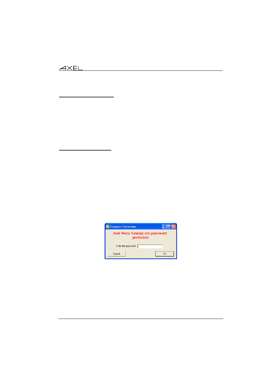 2 - subsequent setup, 3 - technical point, 3 - the configurator | Configurator | Axel Menu User Manual | Page 17 / 33