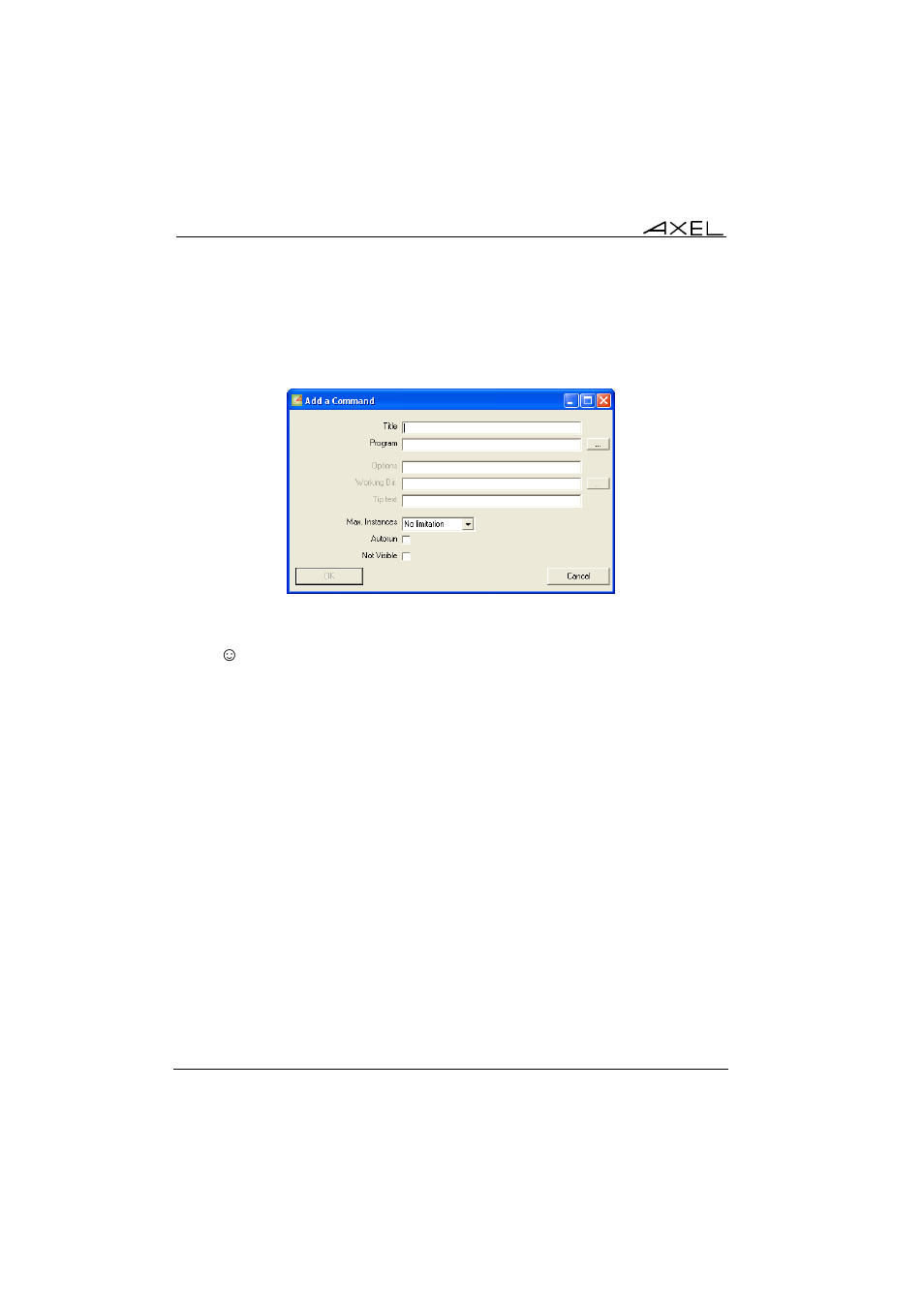 Axel Menu User Manual | Page 22 / 33