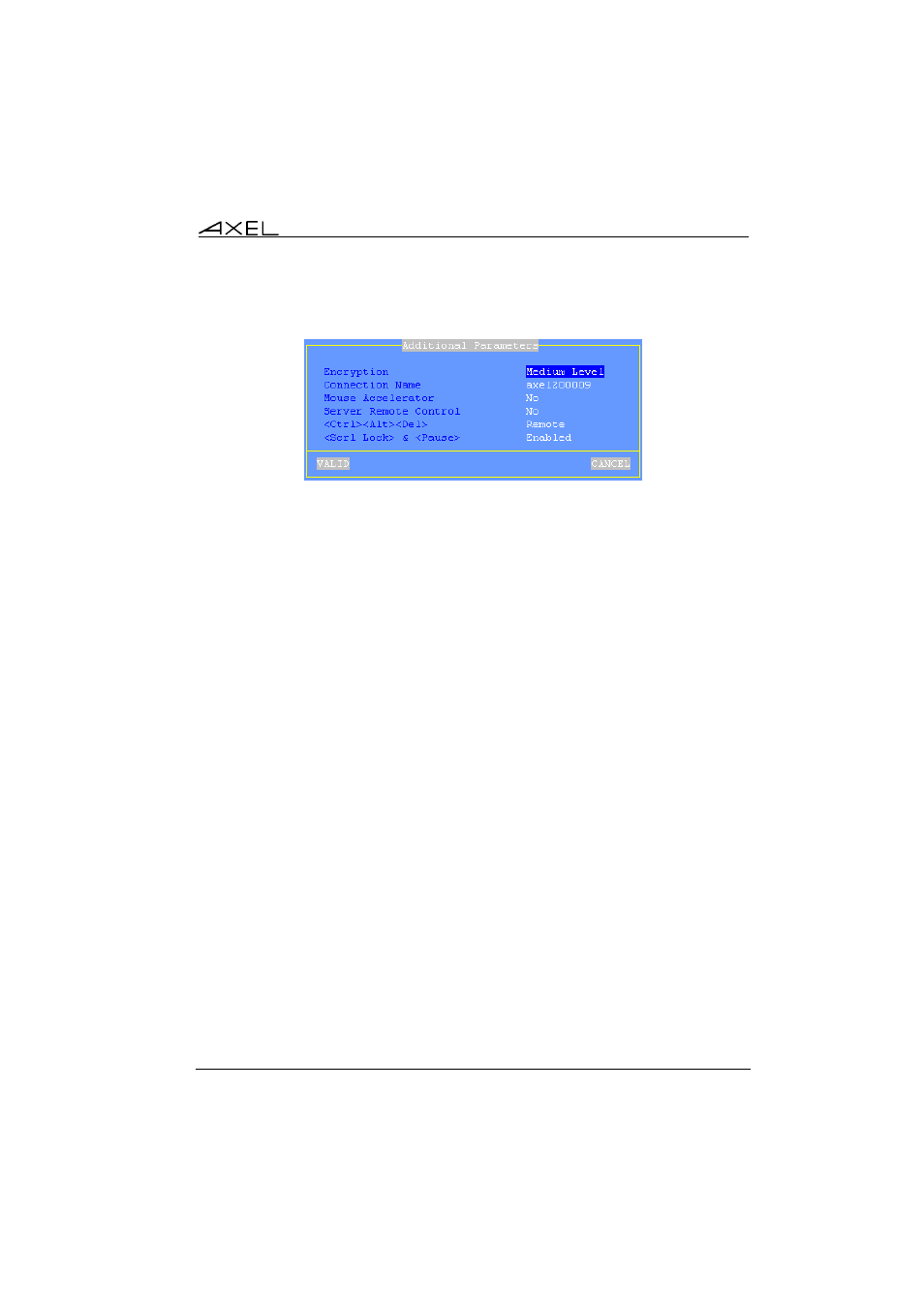 Axel Menu User Manual | Page 31 / 33