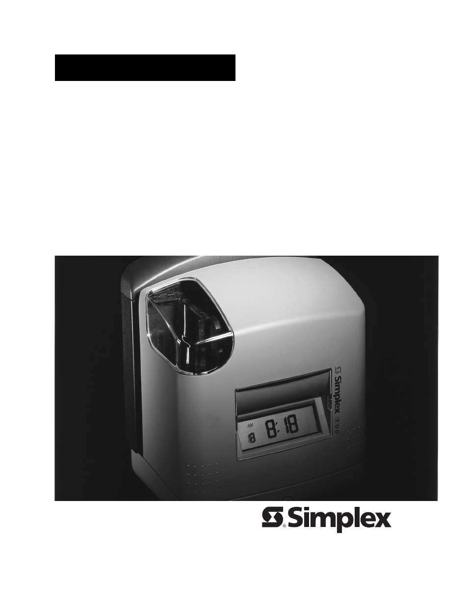 B.C. Time Recorders Simplex Bravo/Combo/100 User Manual | 94 pages
