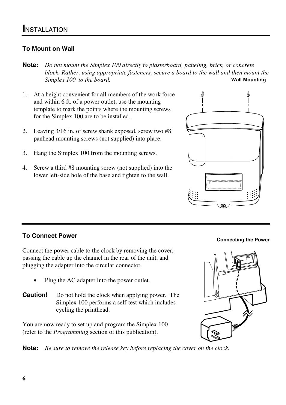 B.C. Time Recorders Simplex Bravo/Combo/100 User Manual | Page 11 / 94