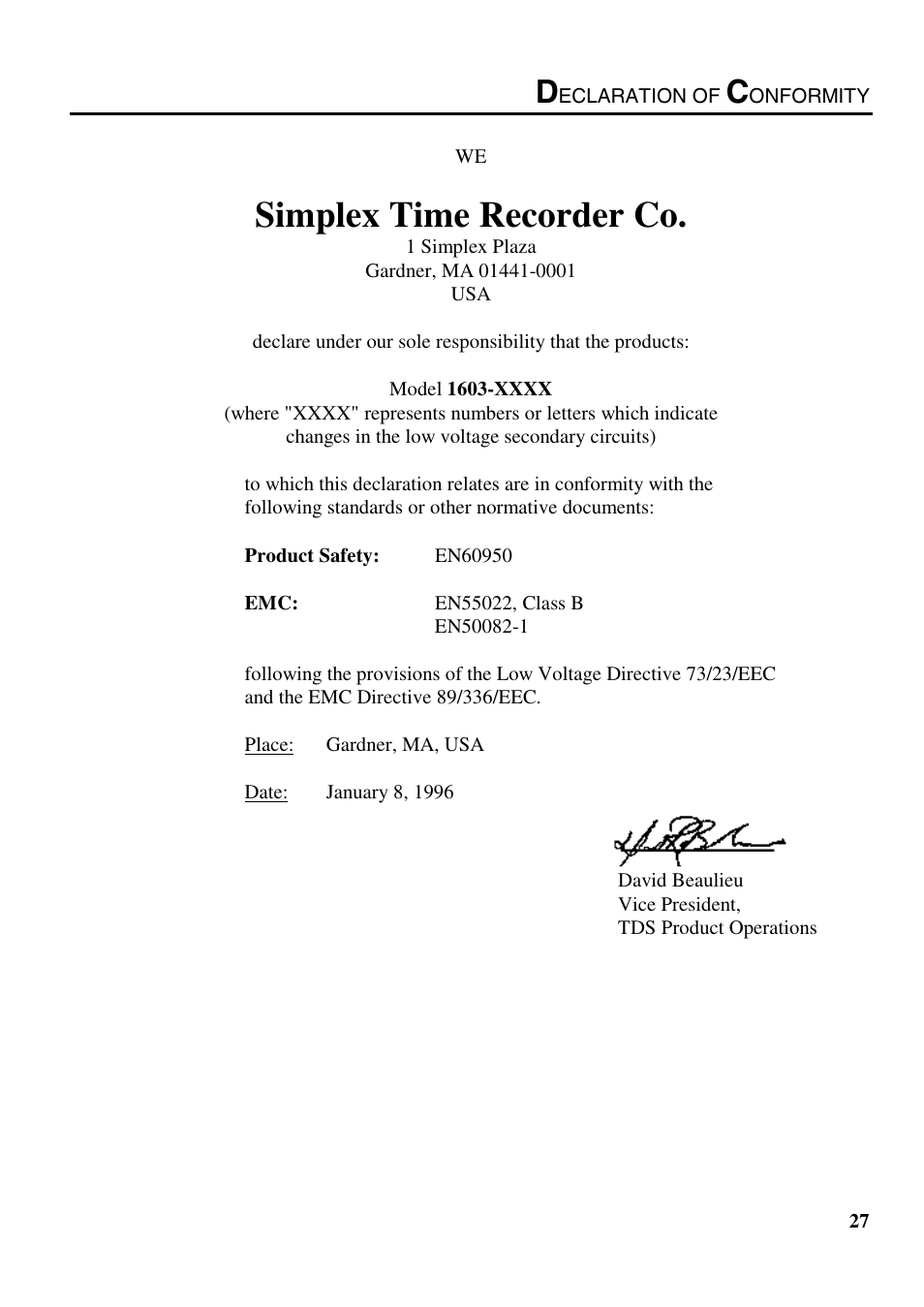 Simplex time recorder co | B.C. Time Recorders Simplex Bravo/Combo/100 User Manual | Page 32 / 94