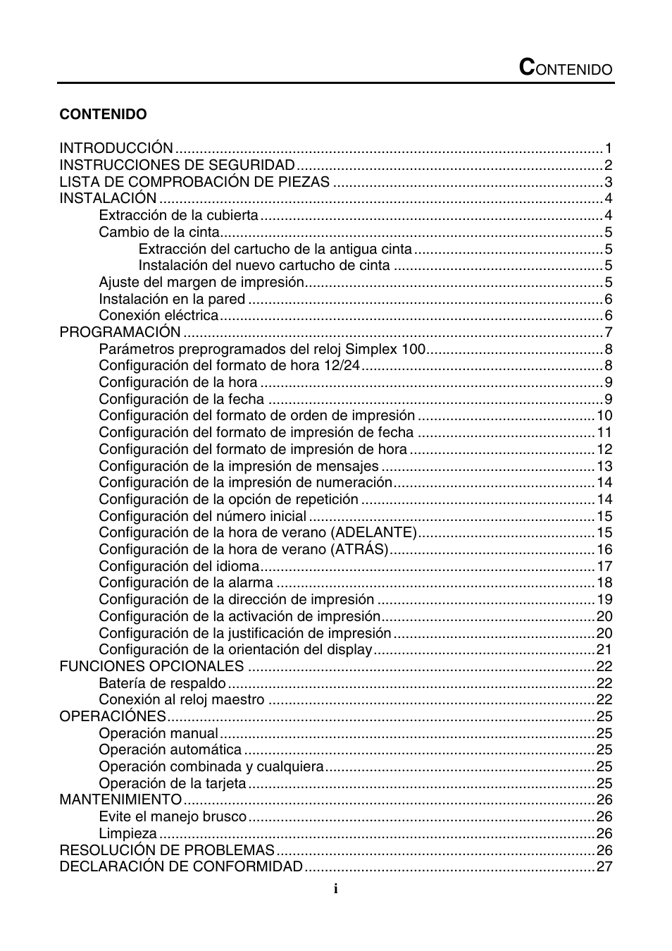 B.C. Time Recorders Simplex Bravo/Combo/100 User Manual | Page 34 / 94