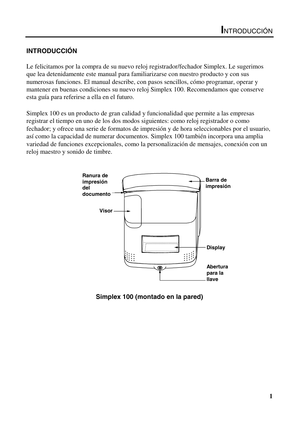 B.C. Time Recorders Simplex Bravo/Combo/100 User Manual | Page 36 / 94