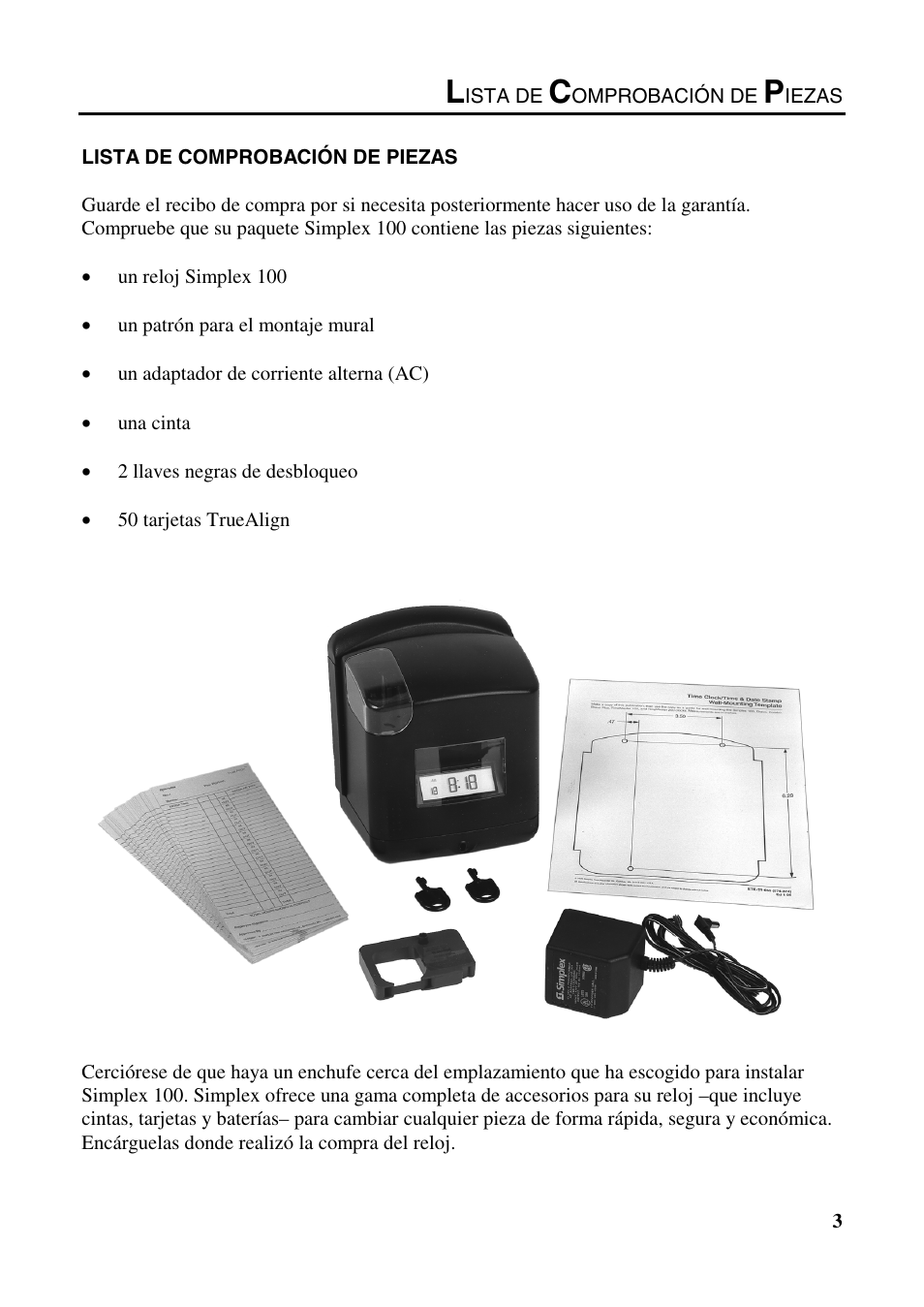 B.C. Time Recorders Simplex Bravo/Combo/100 User Manual | Page 38 / 94