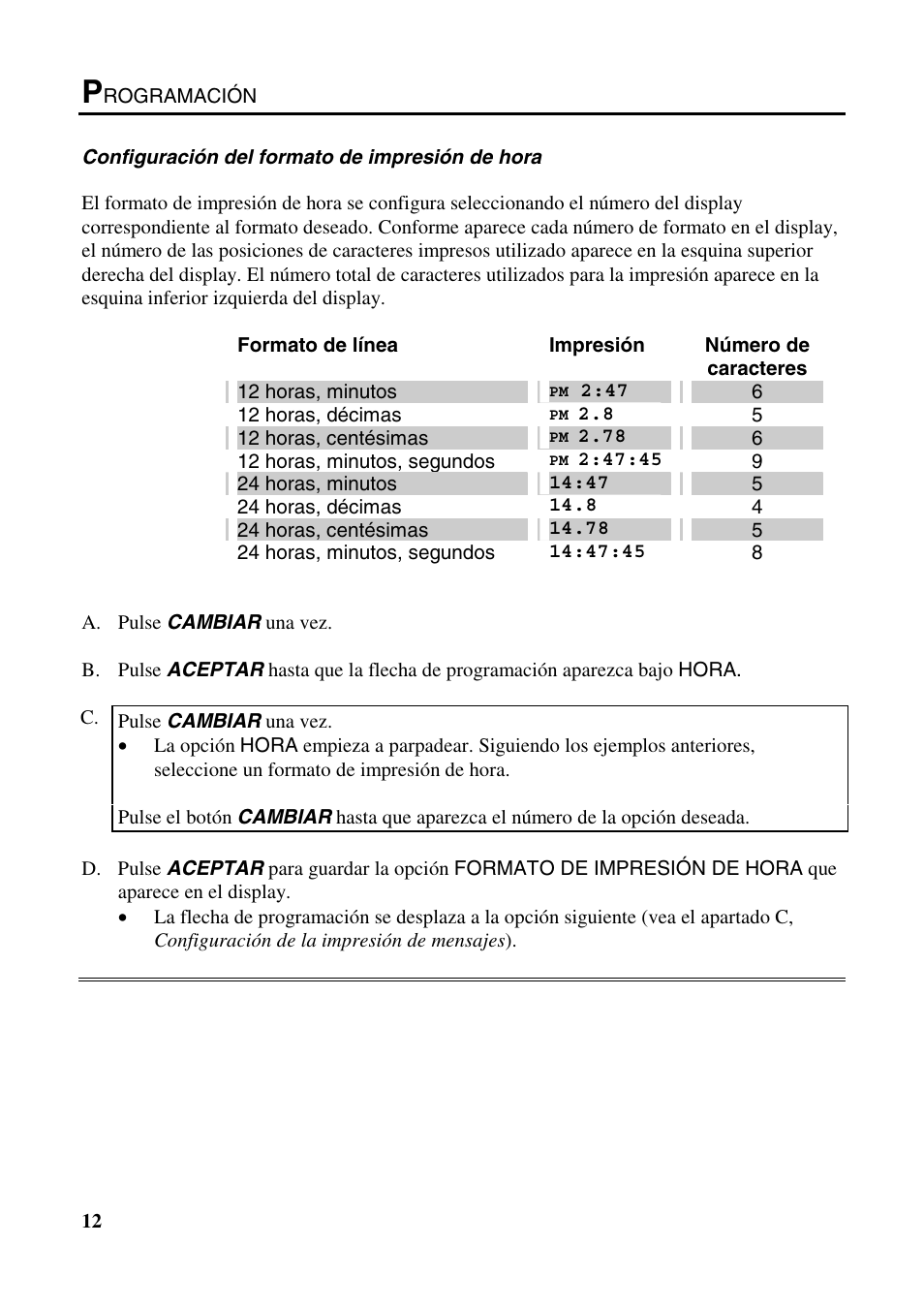 B.C. Time Recorders Simplex Bravo/Combo/100 User Manual | Page 47 / 94