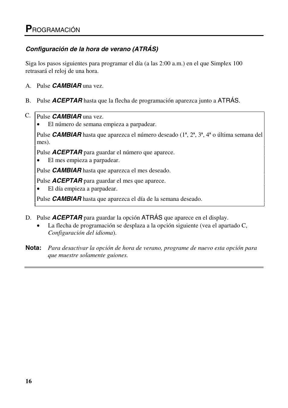 B.C. Time Recorders Simplex Bravo/Combo/100 User Manual | Page 51 / 94