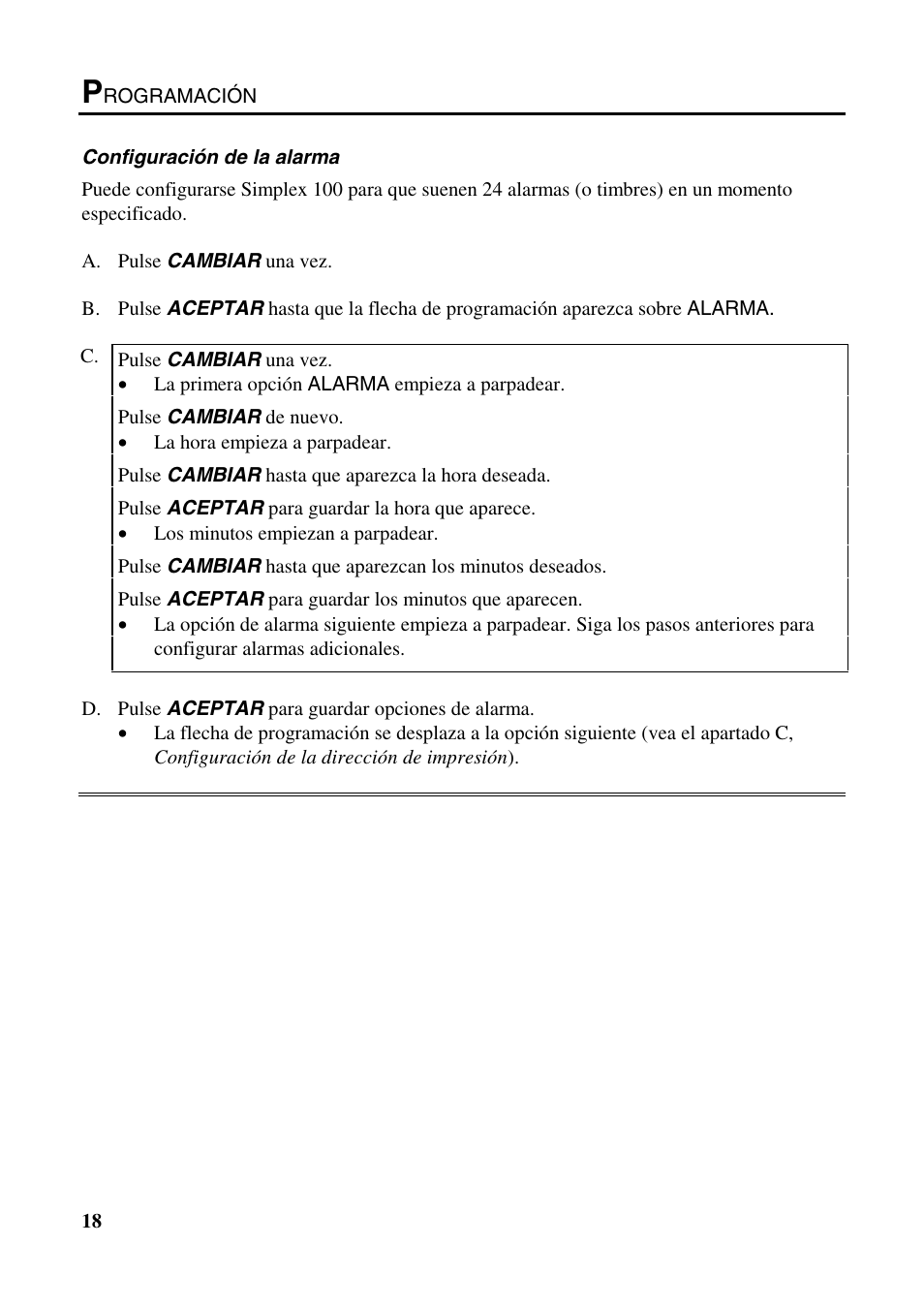 B.C. Time Recorders Simplex Bravo/Combo/100 User Manual | Page 53 / 94