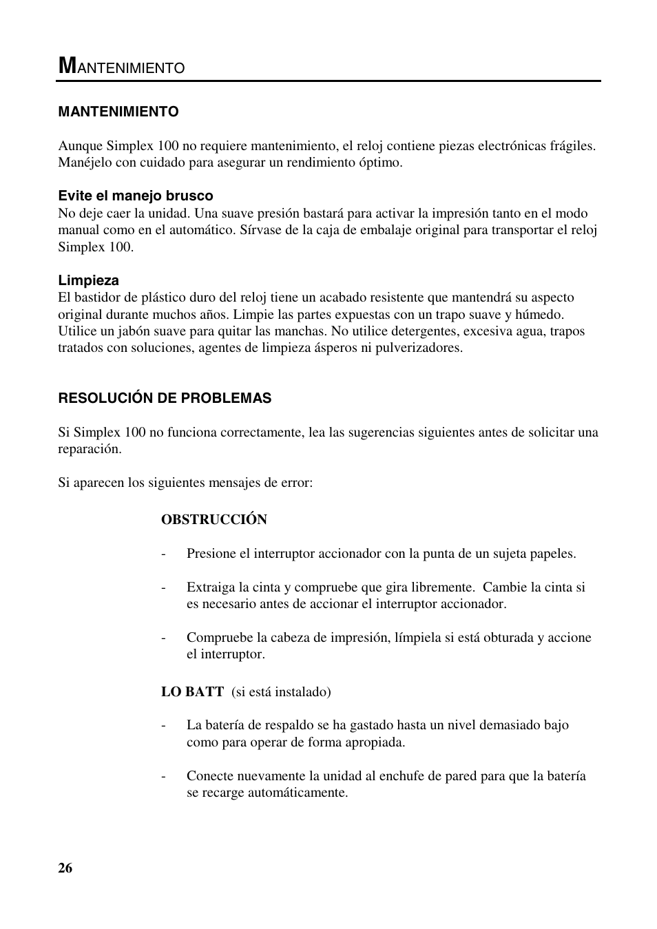 B.C. Time Recorders Simplex Bravo/Combo/100 User Manual | Page 61 / 94