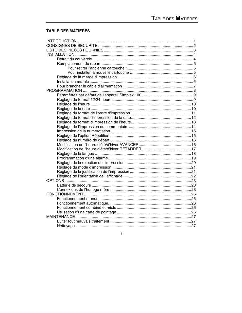 B.C. Time Recorders Simplex Bravo/Combo/100 User Manual | Page 64 / 94