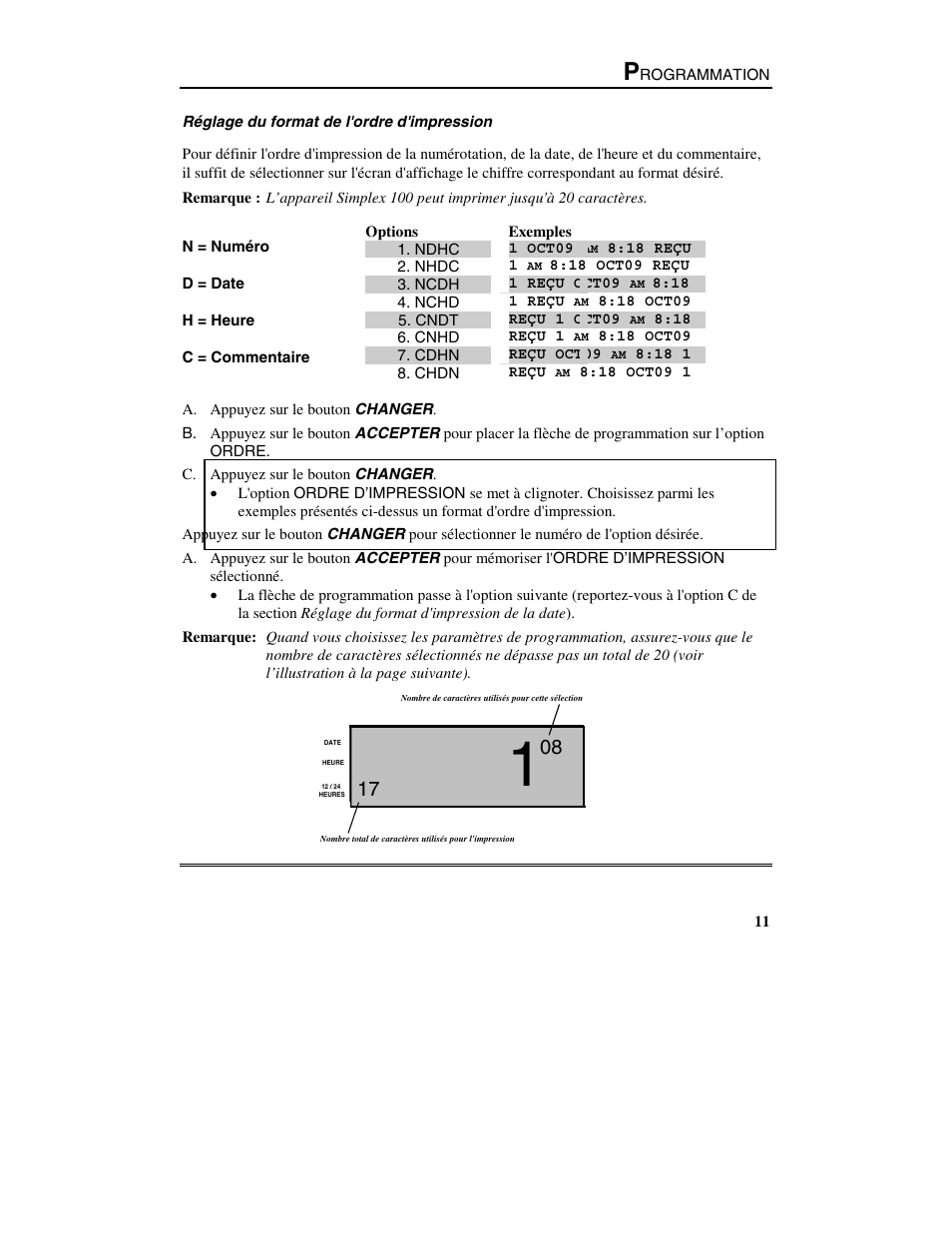 B.C. Time Recorders Simplex Bravo/Combo/100 User Manual | Page 76 / 94