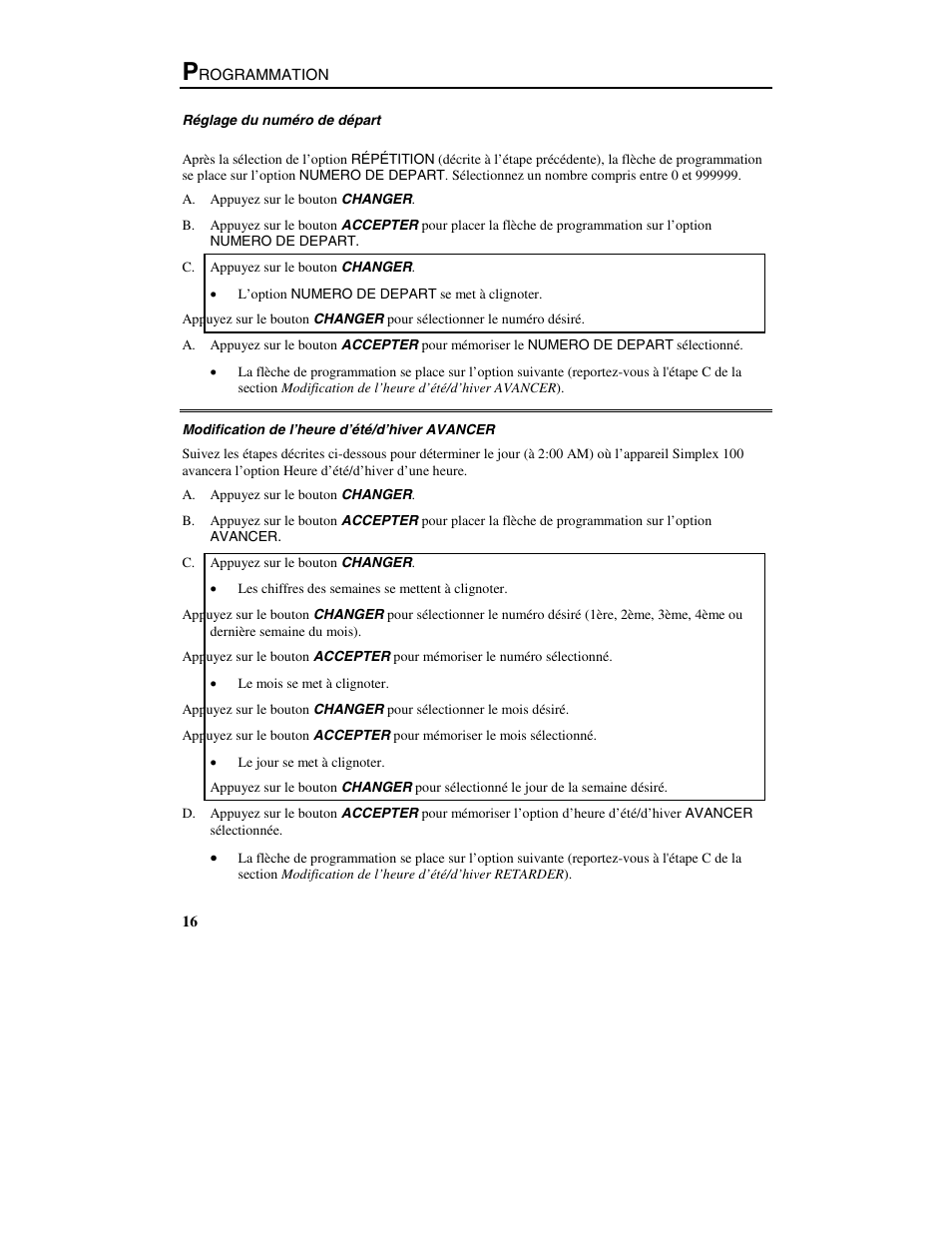 B.C. Time Recorders Simplex Bravo/Combo/100 User Manual | Page 81 / 94