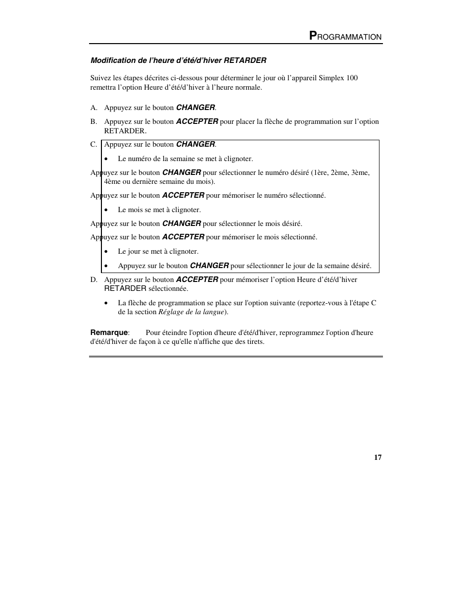 B.C. Time Recorders Simplex Bravo/Combo/100 User Manual | Page 82 / 94